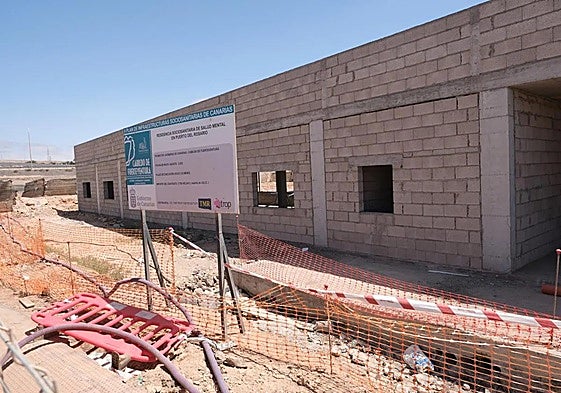 Foto de archivo de la obra de la residencia de salud mental, en Puerto del Rosario.