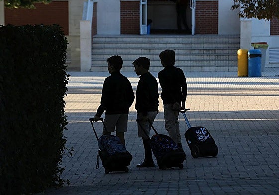 Imagen de archivo de alumnado a principios de curso.