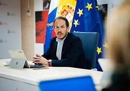 El consejero de Transición Ecológica y Energía del Gobierno de Canarias, Mariano Zapata.