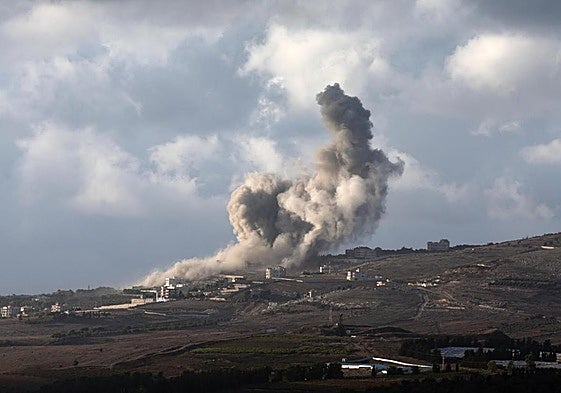 Ataques de la operación de Israel contra Hezbolá en Líbano.