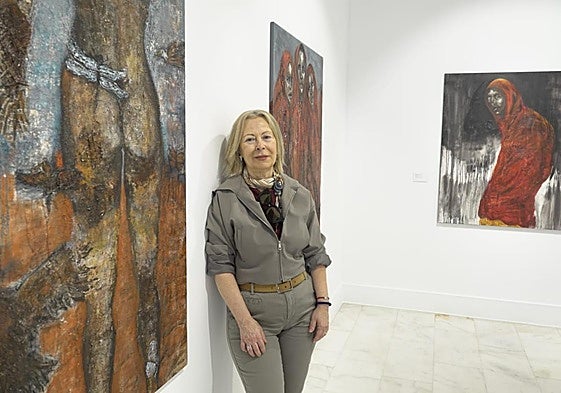 La artista Esther Vega.