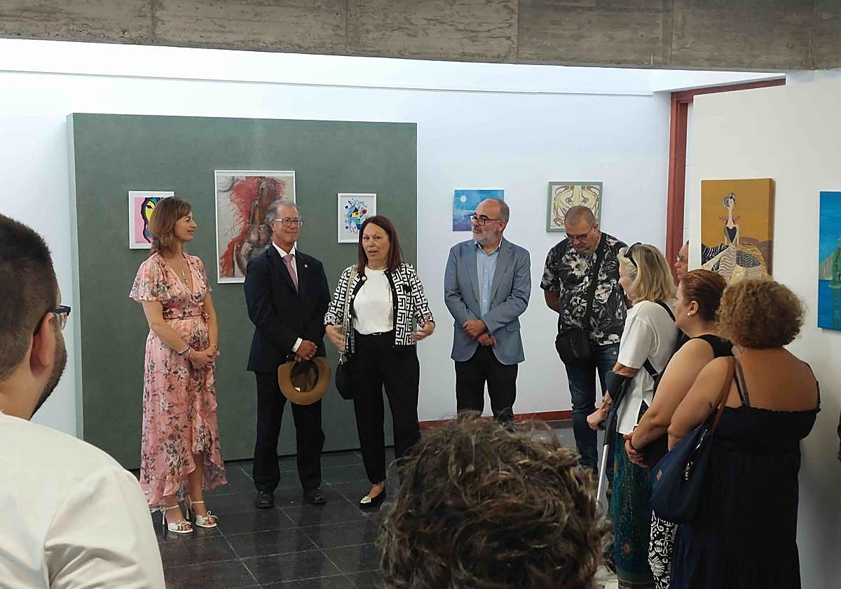 Imagen principal - El CELP inaugura la cuarta edición de la exposición artística por el Día Mundial de la Salud Mental