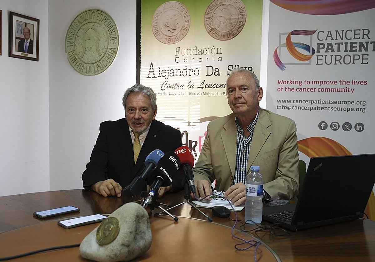 Manuel Da Silva Pereira (d) y Francisco Rodríguez (i).