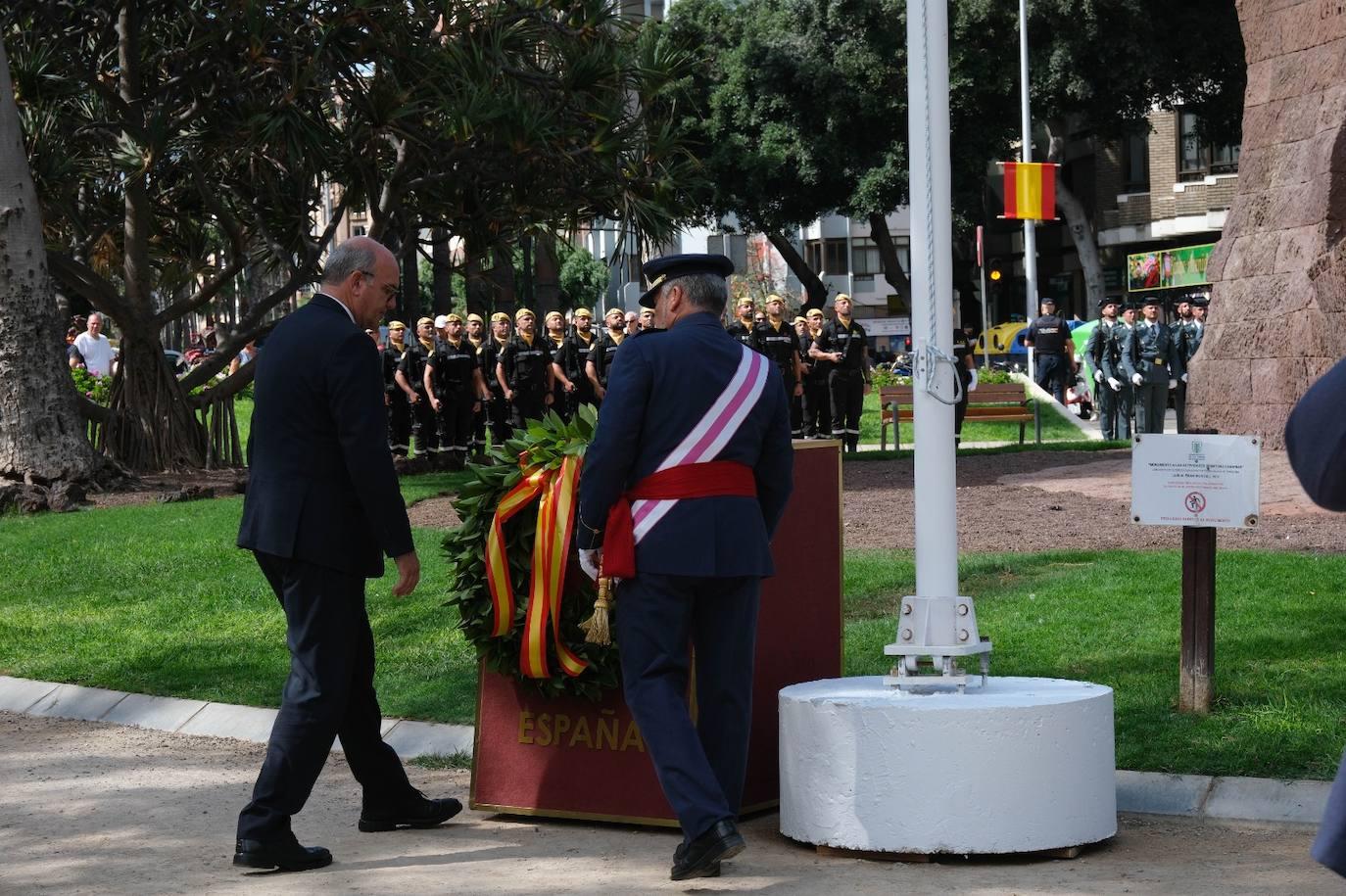Orgullo, patria y nación en el izado de la bandera de Las Palmas de Gran Canaria