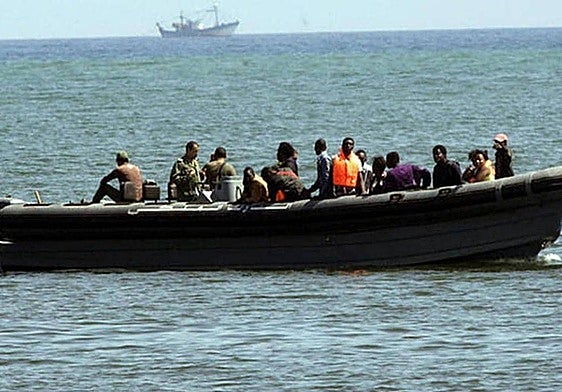 Imagen de archivo de una patera llegando a Gran Canaria.