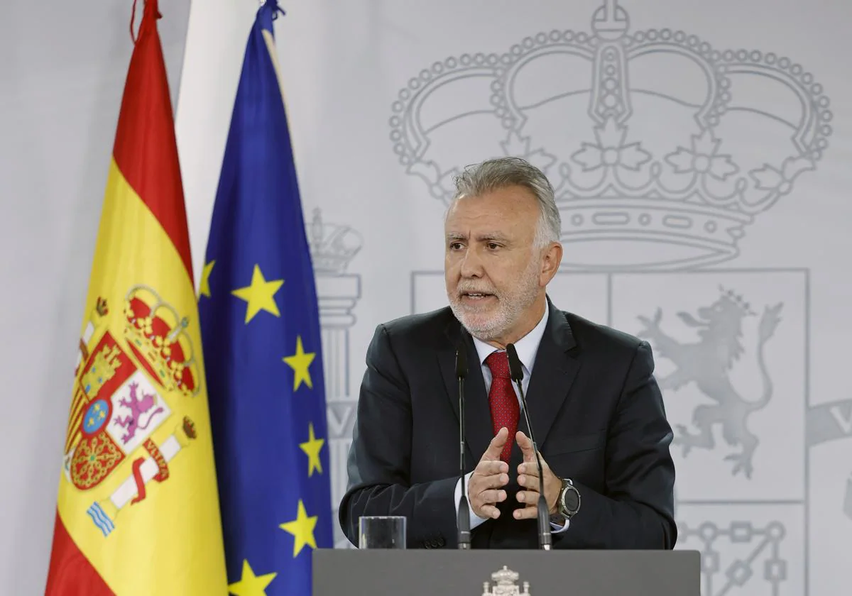 Ángel Víctor Torres, el pasado jueves en Moncloa.