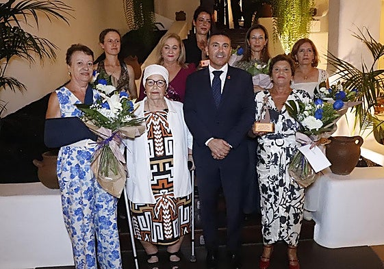 Protagonistas del acto.