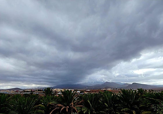 Cielos nubosos este domingo en Gran Canaria.
