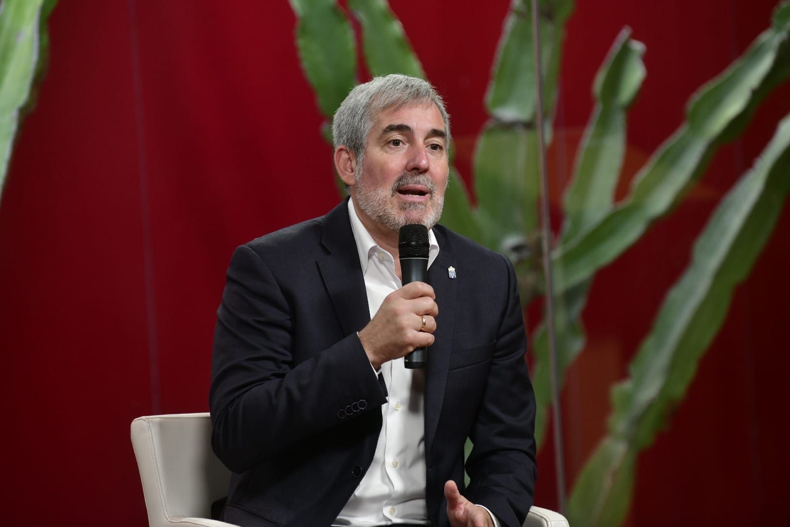 Las imágenes del encuentro con Fernando Clavijo en CANARIAS7