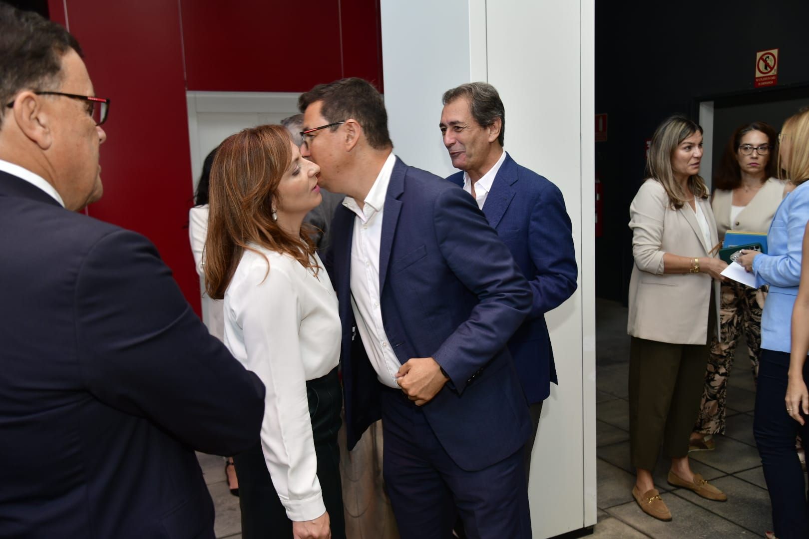 Las imágenes del encuentro con Fernando Clavijo en CANARIAS7