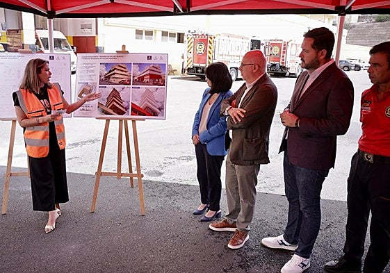 Presentación del proyecto de mejora de las instalaciones, este miércoles.