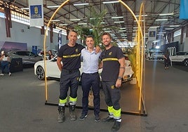 Bomberos del Consorcio de Emergencias de Gran Canaria.