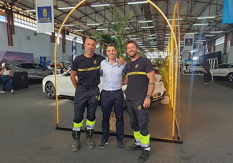 Bomberos del Consorcio de Emergencias de Gran Canaria.