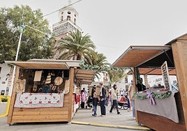 Mercadillo navideño de Teguise del pasado año.