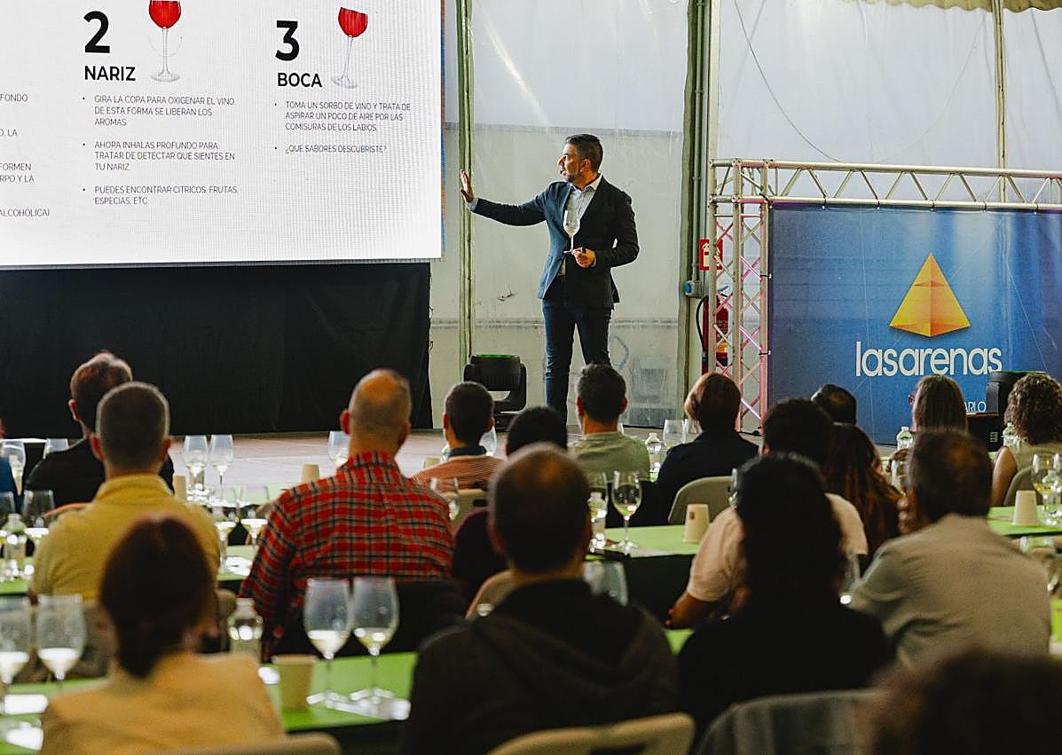 Imagen secundaria 1 - Un brindis a lo grande: Las Arenas celebra su aniversario con la cata de vinos más grande de Canarias