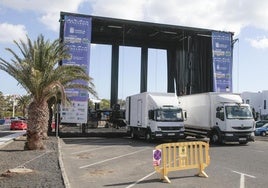 Infraestructura dispuesta en Costa Teguise.