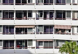 Complejo de apartamentos en el sur de la isla de Gran Canaria.