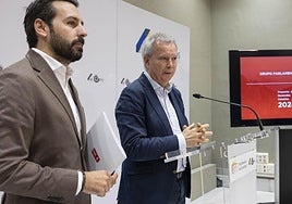 Imagen de archivo de los diputados socialistas Manuel Hernández y Sebastián Franquis.