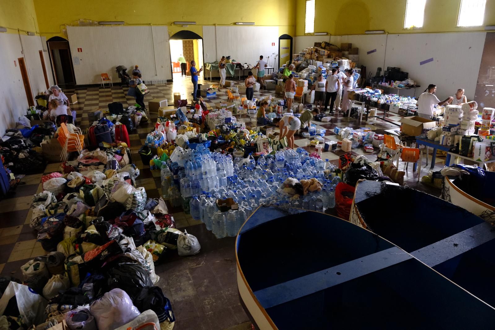 Las fotos de la recogida solidaria de La Isleta