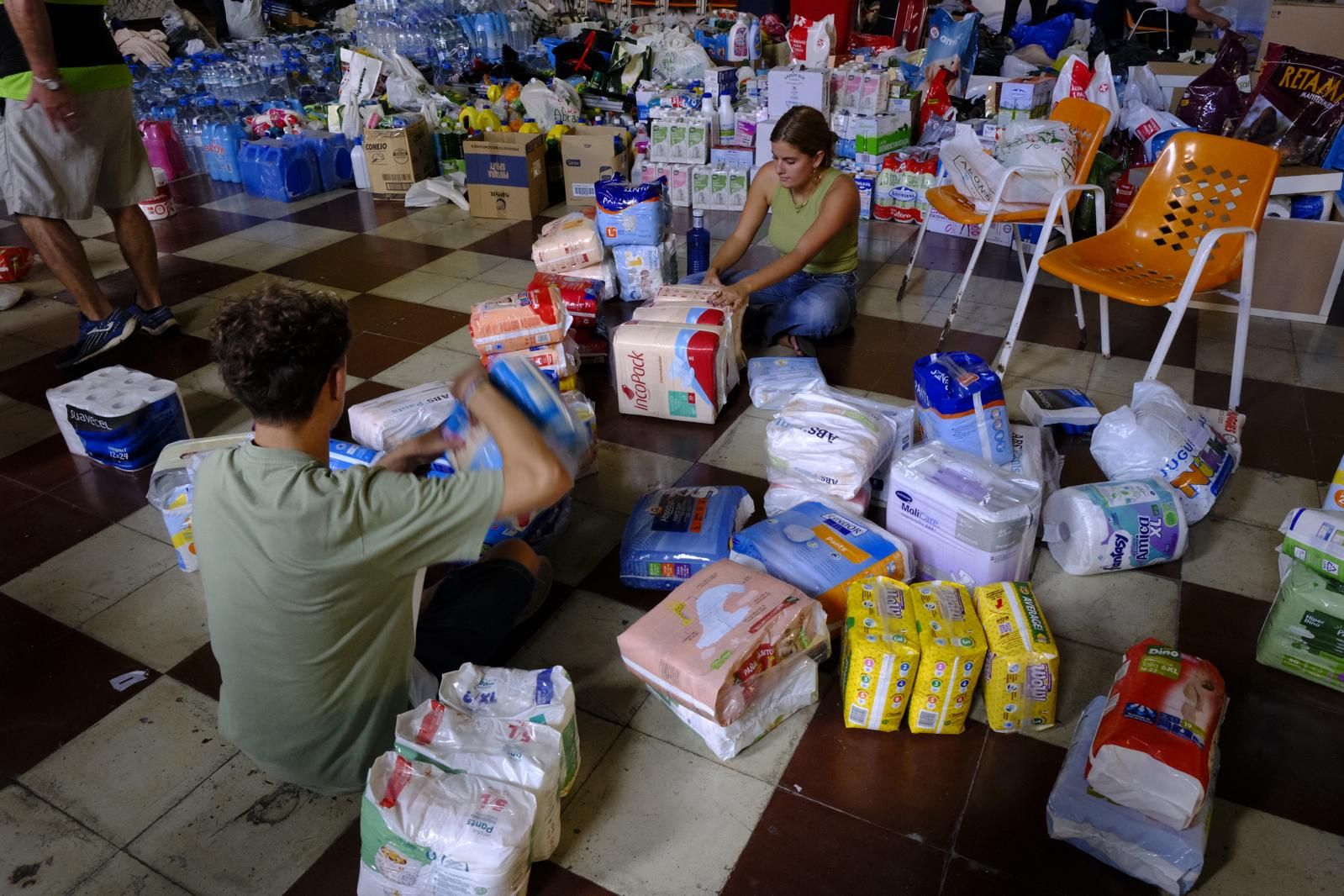 Las fotos de la recogida solidaria de La Isleta