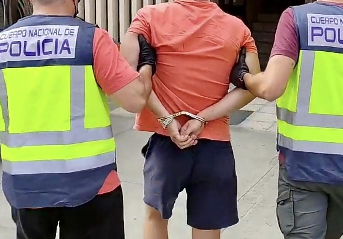 Imagen de la detención.