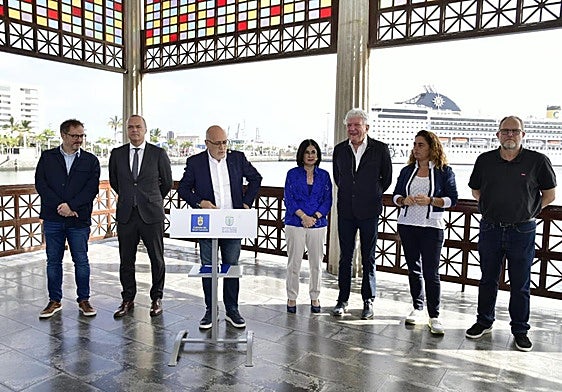 Morales y Darias presentan una declaración conjunta sobre la planta de gas en el puerto de La Luz