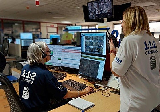 Centro Coordinador de Emergencias y Seguridad del 112 de Canarias.