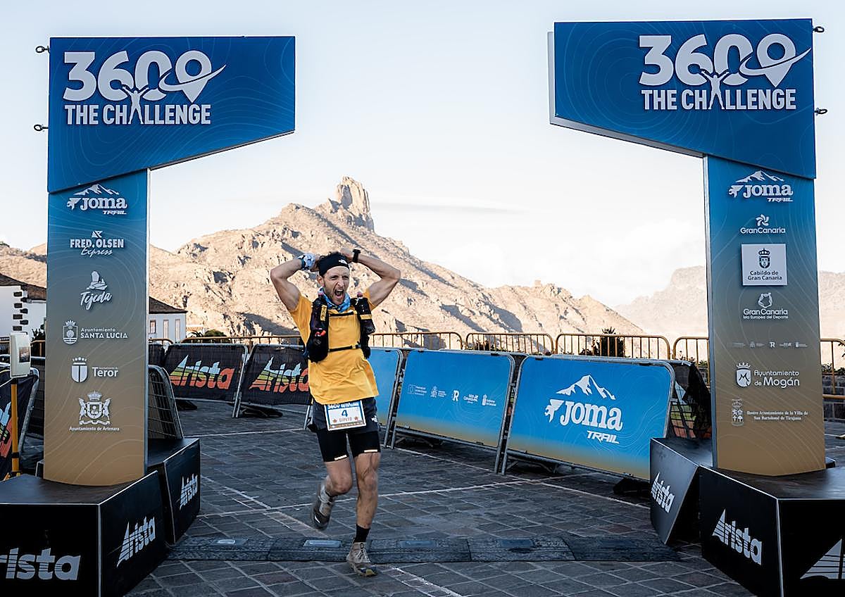 Imagen secundaria 1 - Marco Gubert logra un incontestable triunfo en la 360º The Challenge Gran Canaria