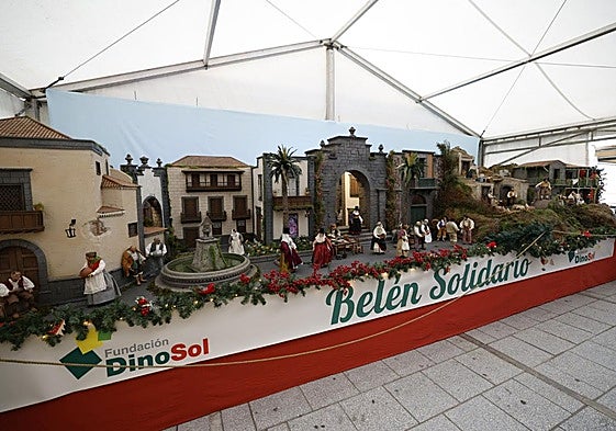 La Palma es la protagonista del Belén Solidario de HiperDino en Gran Canaria