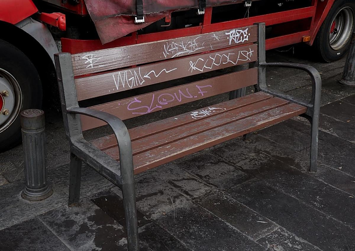 Imagen secundaria 1 - Empresarios como Mariló Rehak piden mejoras para la calle. 