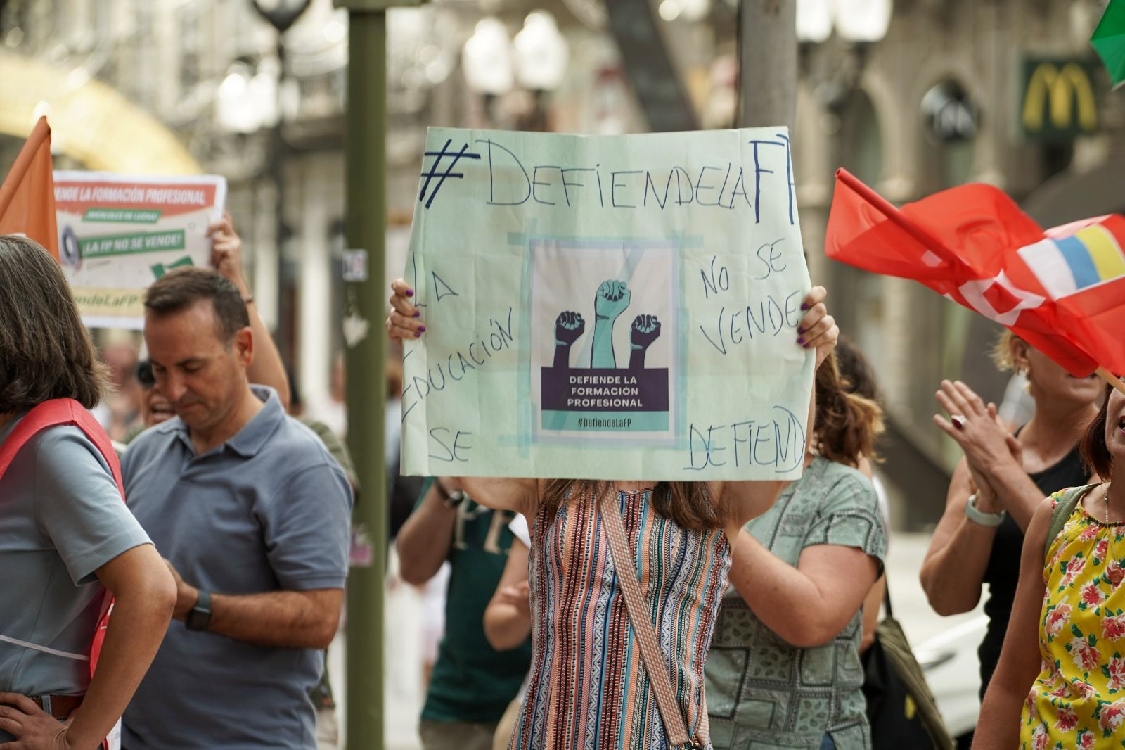 Los docentes de FP vuelven a salir a la calle