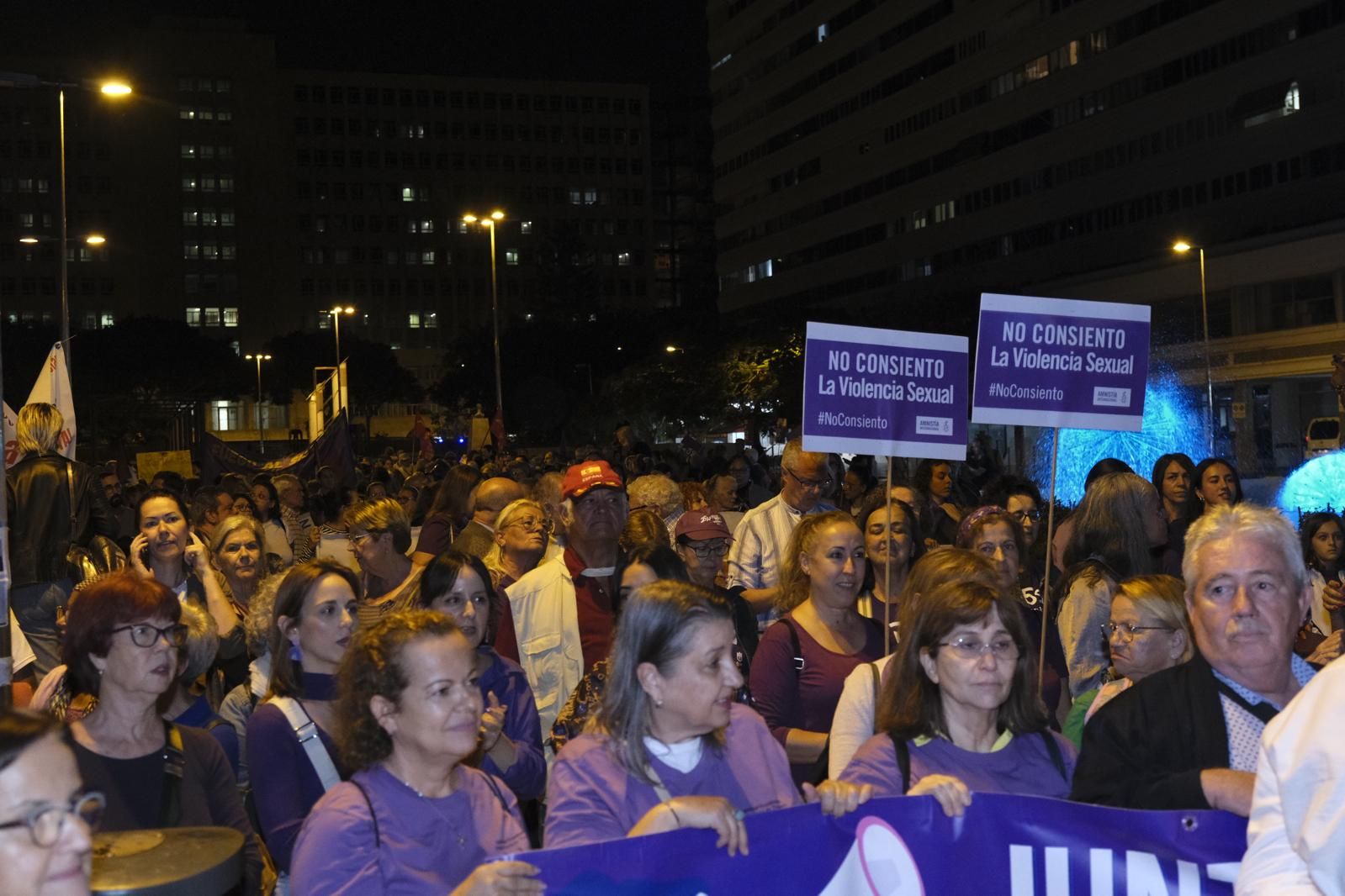 La manifestación del Día Internacional de la Eliminación de la Violencia contra las mujeres, en imágenes