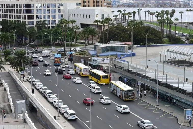 Vídeo de archivo de la última huelga de transportes en Gran Canaria el pasado 28 de octubre.