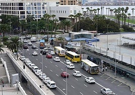 Vídeo de archivo de la última huelga de transportes en Gran Canaria el pasado 28 de octubre.