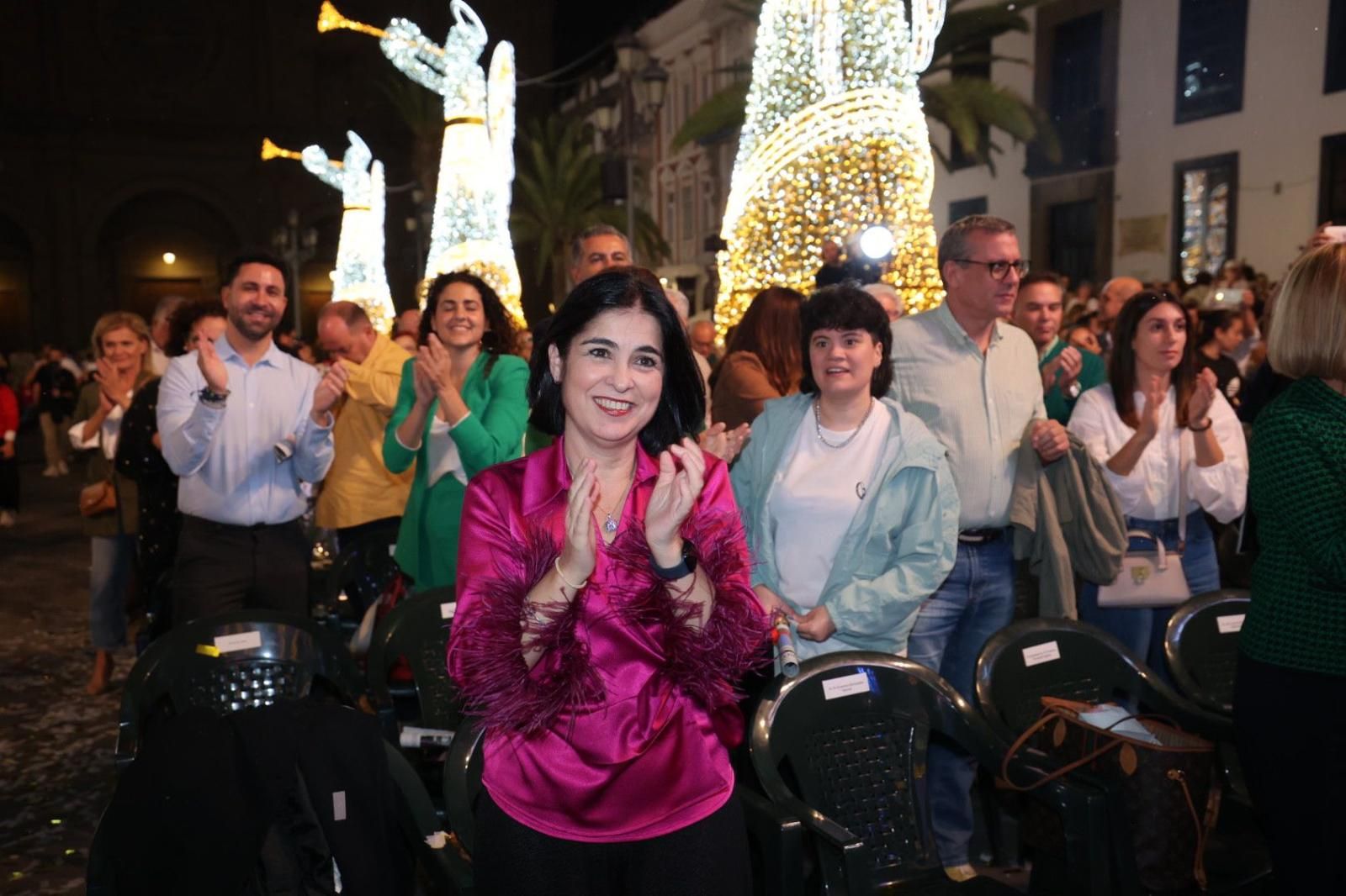 Luces, magia y música en el encendido navideño de la capital