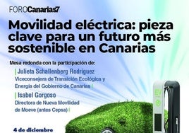 Foro CANARIAS7: Movilidad eléctrica, pieza clave para un futuro más sostenible en Canarias