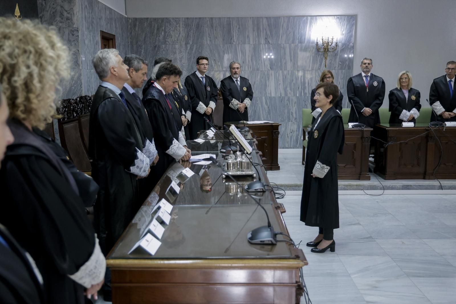 Imágenes de la ceremonia de composición de la Sala de Gobierno con sus nuevos miembros