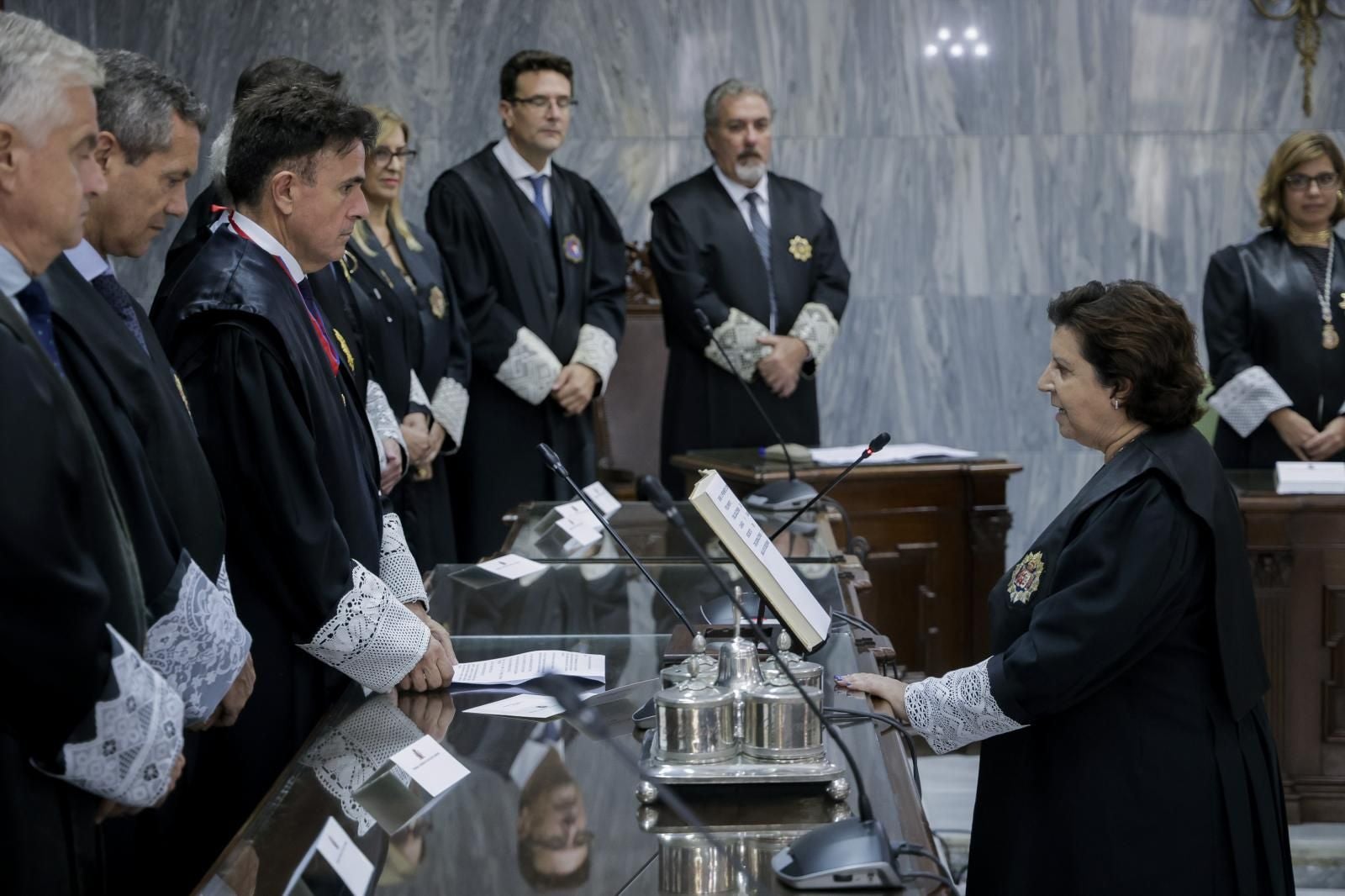 Imágenes de la ceremonia de composición de la Sala de Gobierno con sus nuevos miembros