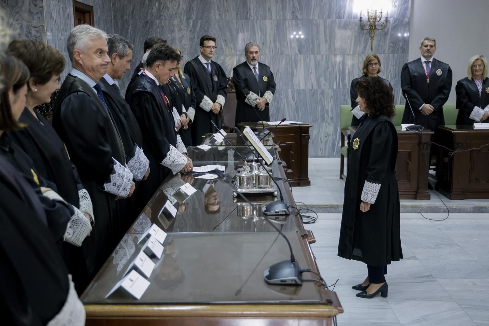 Imágenes de la ceremonia de composición de la Sala de Gobierno con sus nuevos miembros