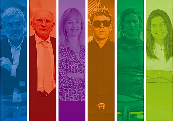 Una foto de grupo de una Canarias colectiva