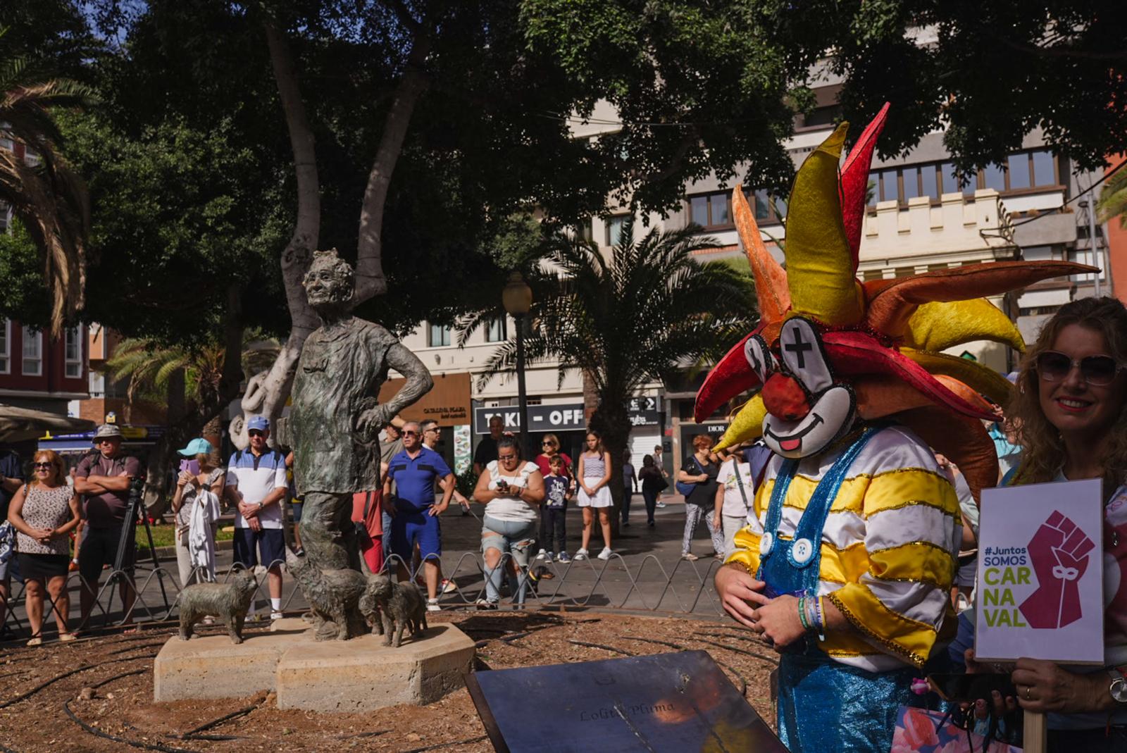 Concentración en favor del carnaval