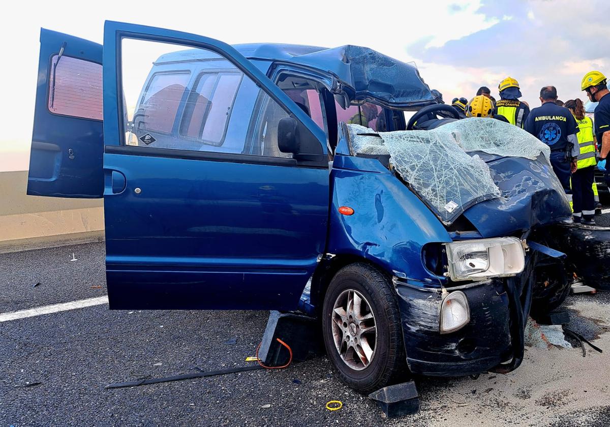 Imagen del accidente.