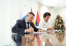 Protagonistas del acuerdo.