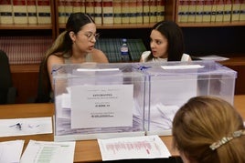 Los equipos técnicos esperan el recuento de votos