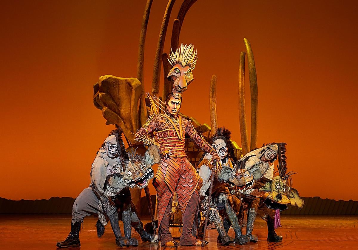 Imagen del musical El Rey León.