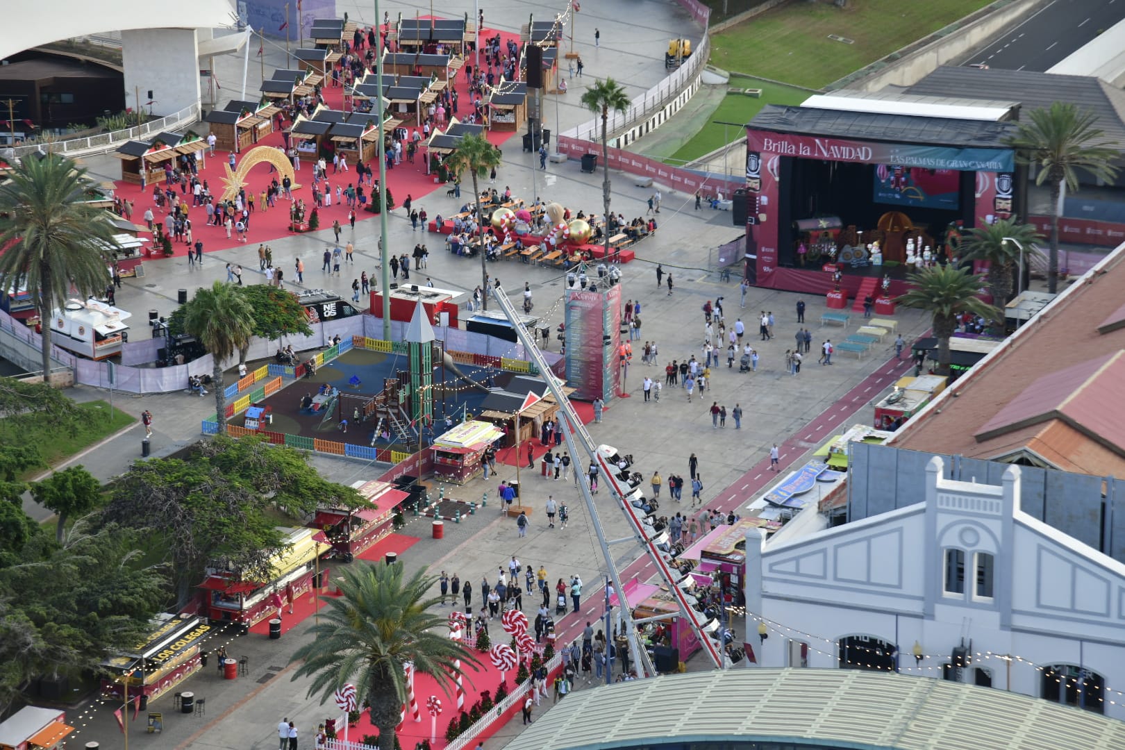 La Navidad en el parque de Santa Catalina, en imágenes