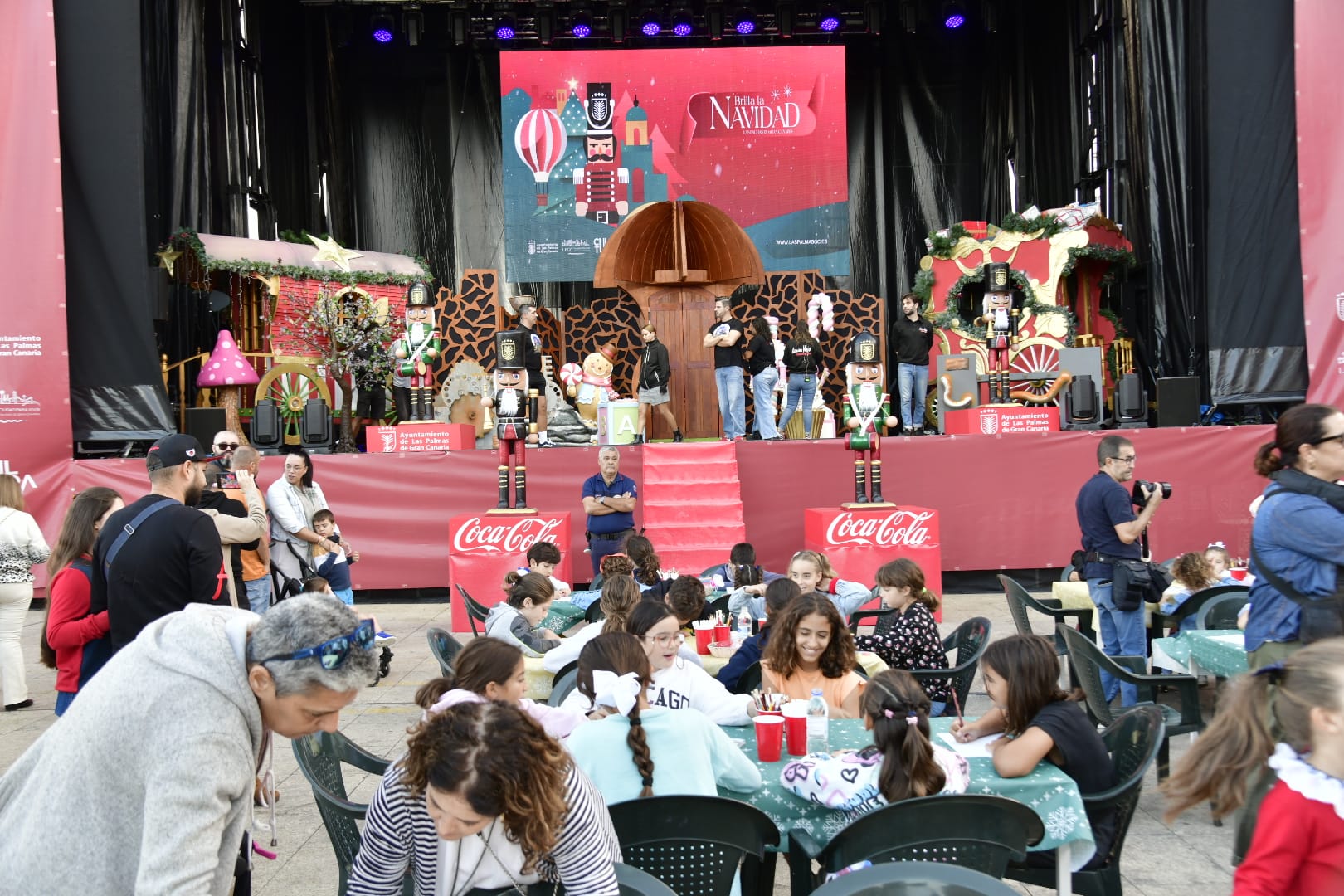 La Navidad en el parque de Santa Catalina, en imágenes