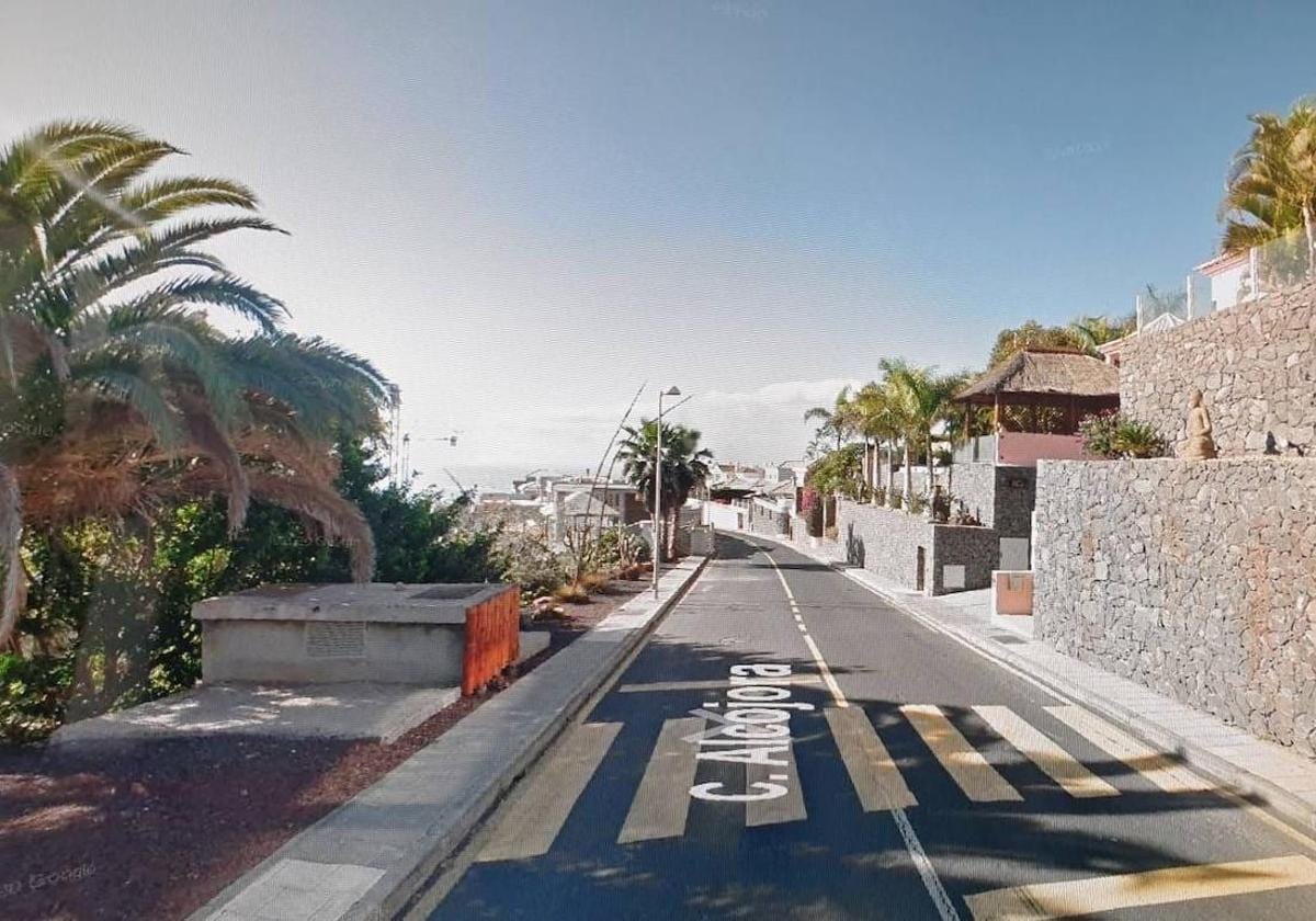 Una calle de Adeje, en Tenerife.