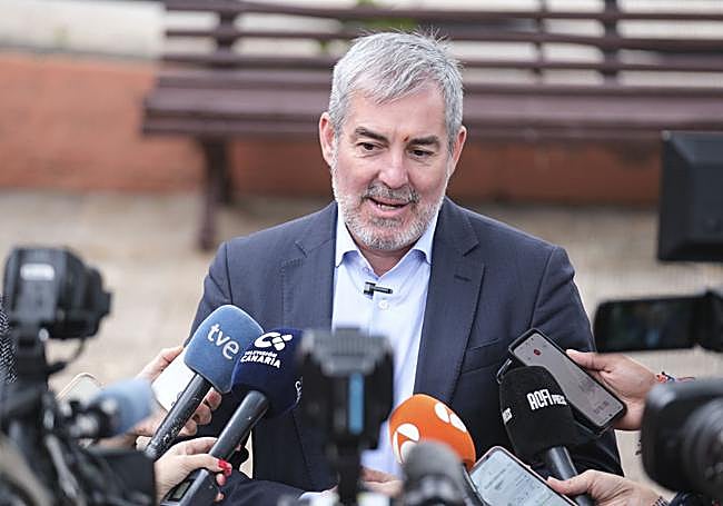 El presidente de Canarias, Fernando Clavijo.