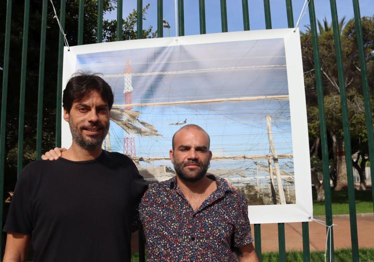 Los dos coordinadores del proyecto, Manuel Navarro y Christian Martínez.